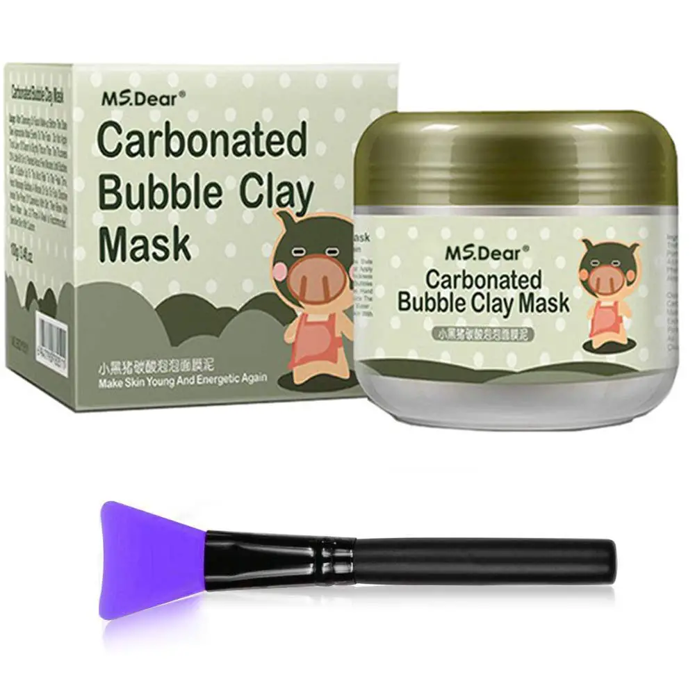 Маска для лица Dear she Olive Oil Bubble carbonated Clay Mask. Dear she Rose Petal carbonated Bubble Clay Mask.